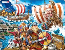 Puzzle Vikinské nájezdy