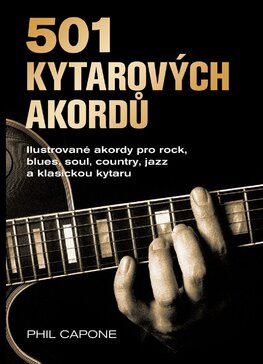 501 kytarových akordů – ilustrované akordy pro rock, blues, soul, country, jazz a klasickou kytaru