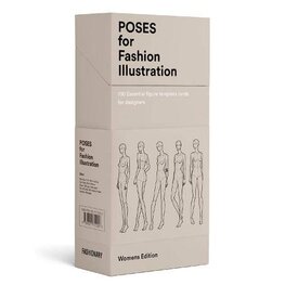 Fashionary: Poses for Fashion Illustration – 100 essential figure template cards for designers