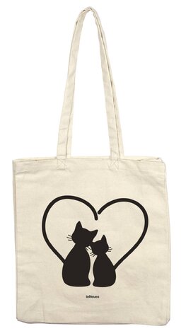 teNeues Tote Bag: Herzkatzen