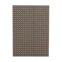 Zápisník Paper–Oh Quadro Grey on Orange B5 linkovaný