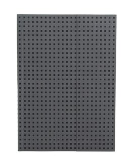Zápisník Paper–Oh Quadro Grey on Black A4 nelinkovaný