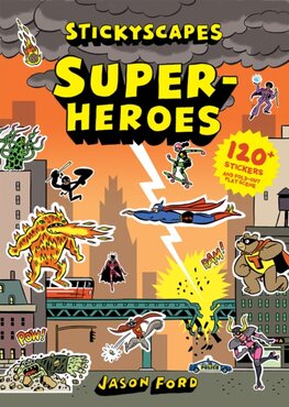 Stickyscapes Superheroes (Sticker Books)