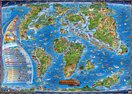 Dinosauři a prehistorický svět (dětská mapa)