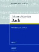 Johann Sebastian Bach: Francouzské suity – noty