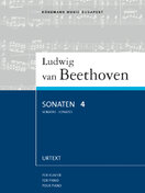 Ludwig van Beethoven: Sonáty IV – noty