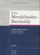 Felix Mendelssohn Bartholdy: Písně beze slov II – noty