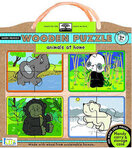 Animals at Home Wooden Puzzle