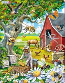 Puzzle Včelař s úlem