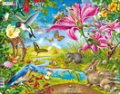 Puzzle Květy a včely