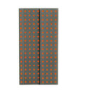 Zápisník Paper–Oh Quadro Grey on Orange B6.5 linkovaný