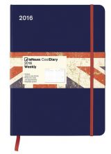 Diář Cool Diary 2016 -  Blue/Union Jack (16x22 cm)