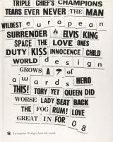European Design Awards 2008: Juried Selection of the Best Graphic Design in Europe