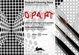 Op Art Postcard Colouring Book