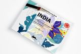 India Postcard Colouring Book