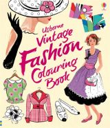 Vintage fashion colouring book