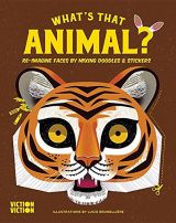 What's That Animal? Complete animal faces using colours, doodle & stickers