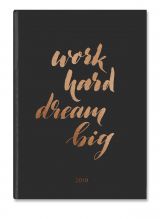 Diář GlamLine Booklet DREAM BIG 2019 (14,8 x 21 cm)