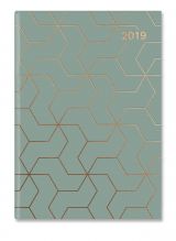 Diář GlamLine Booklet JADE | COPPER 2019 (14,8 x 21 cm)