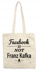 teNeues Tote Bag: Facebook is not Kafka (bazar)