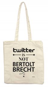 teNeues Tote Bag: Twitter is not Brecht