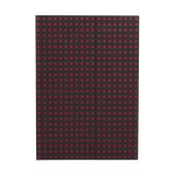 Zápisník Paper-Oh Quadro Black on Red B5 nelinkovaný
