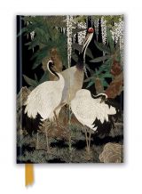 Zápisník Ashmolean: Cranes, Cycads and Wisteria by Nishimura So-zaemon XII (Foiled Journal)