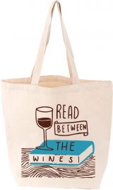 Read Between the Wines Tote Bag