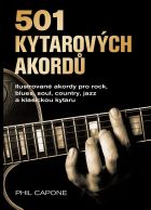 501 kytarových akordů - ilustrované akordy pro rock, blues, soul, country, jazz a klasickou kytaru