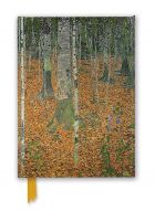 Zápisník Flame Tree. Gustav Klimt: The Birch Wood