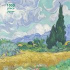 Adult Jigsaw Puzzle. Vincent van Gogh: Wheatfield with Cypress (1000 piece jigsaw)
