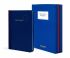 Parisian Chic Notebook (blue, large)