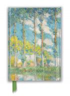 Zápisník Flame Tree. Claude Monet: The Poplars 