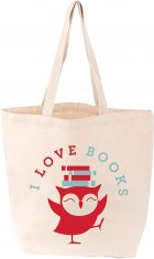 I Love Books Tote Bag 
